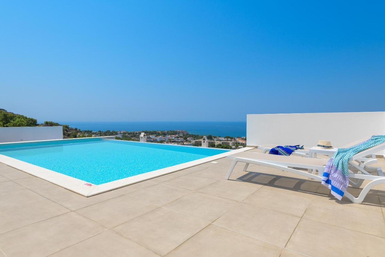 Villa Allegra With Pool In Pefkos, Lindos Area Pefki Esterno foto